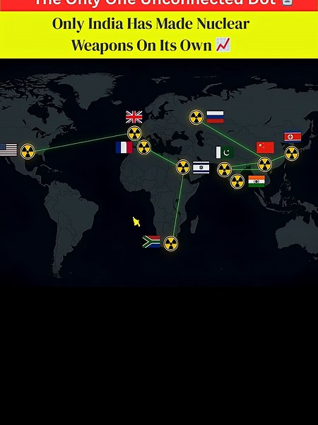 Only India Built Nuclear Weapons Without Any Help! #tikotk #fyp #viral #india