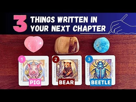 3 Things Written In Your Next Chapter (akashic records)⏐TAROT • pick a card