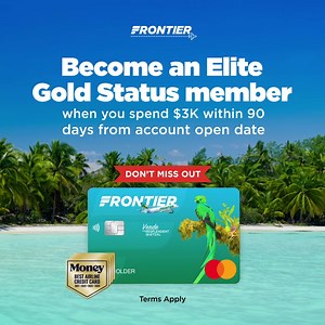 16 reactions | Earn Elite Gold Status with FRONTIER Airlines World Mastercard® Apply now and take your travel experience to new heights! | Frontier Airlines | Facebook