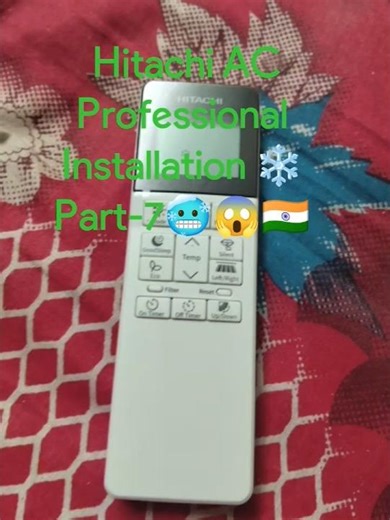 Hitachi AC Professional Installation ❄️ Part-7🥶😱🇮🇳 #automobile #diy #haveitoldyoulatelythatiloveyou