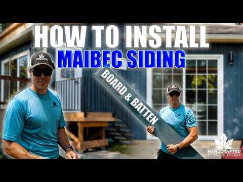 How to Install Maibec Board & Batten Siding | Real Wood Exterior Siding Tutorial