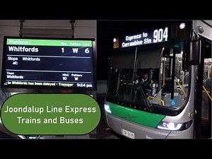 Joondalup Line Express Train & Express 904