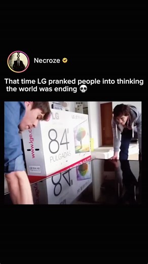 Necroze AI on Instagram: "This marketing prank cost $0 but got 50M+ views 👀 LG didn't spend millions on ads. They installed an 82" Ultra HD screen disguised as a window in a fake job interview room. The twist? Mid-interview, candidates watched a meteor crash into the city outside. The screams. The panic. The chaos. All captured. All real reactions. All for one message: "Reality, or Ultra Reality?" This campaign proved something dangerous: The best marketing doesn't interrupt—it TRAUMATIZES. 💀 