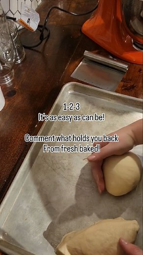 My kids like to see the twisted "butt" of the bread... so a little loaf works out great. Follow for more simple, made at home food that anyone can make! #follow #countryliving #homecooking | Jean Jacket Mom