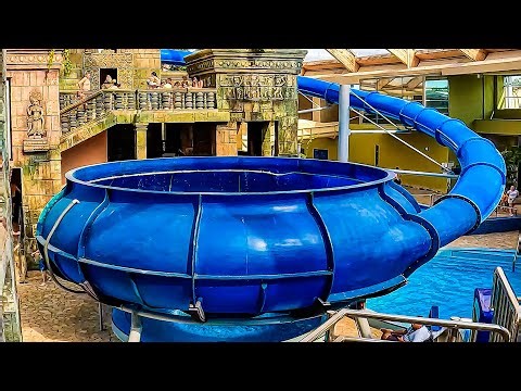 Funny Toilet BOWL Water Slide at Aquaworld Resort Budapest