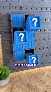 You can 3D print your own Cargo Containers system from our Thangs page - link in bio 😃 Printed on the @bambulab_official P1S in PLA Basic and Matte #3dprinting #3dprint #3dprinter #workshop #storage | Play Conveyor