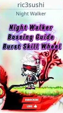 #ultimatebossguide #nightwalker #maplestorym #skillwheel #ric3sushi