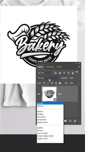 MOCKUP SECRET REVEALED! 🤫 The Displacement Map Hack for REALISTIC T-Shirt Wrinkles #Shorts