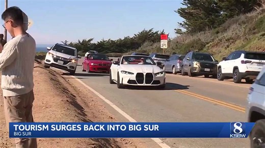 Highway 1 reopening sparks Big Sur comeback—and congestion at Bixby Bridge
