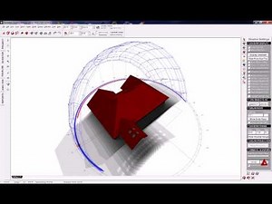 Butterfly Shadow Diagram for Sustainable Design - Ecotect Analysis 2010