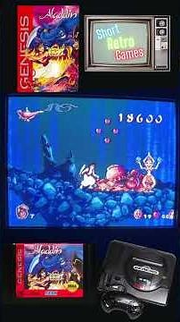 Aladdin (Genesis) - Cave of Wonders #Sega #CRT #GamingShorts #Nostalgia #90s #RetroGaming #Disney