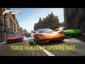 Forza Horizon 4 opening race in 60 fps