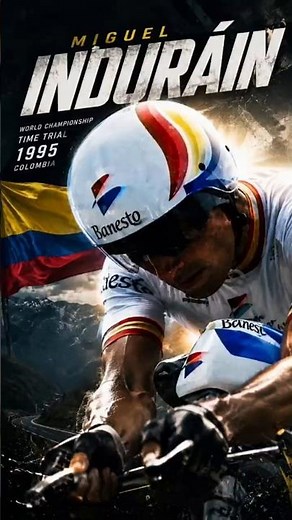 Miguel Induráin’s 1995 World Championship Time Trial #cycling #ciclismo #Indurain #CyclingHistory