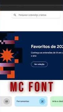 como botar font de minecraft no navegador!!