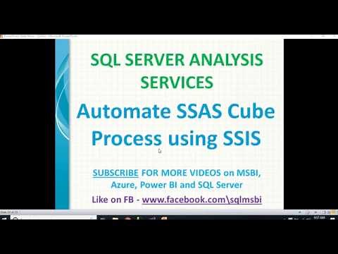 Automate SSAS Cube Process using SSIS | schedule cube processing