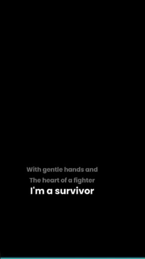 Reba, I’m a survivor with lyrics