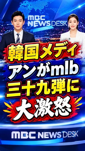 韓国メディア、メジャー全30球団にまさかの大激怒 🔥⚾🔥 #プロ野球 #ドジャース #野球#shorts