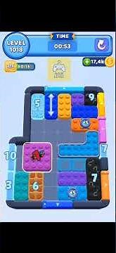 Color Block Jam Level 1018 Solution Walktrough