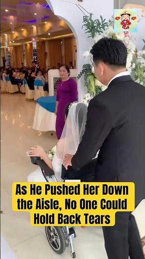 As He Pushed Her Down the Aisle, No One Could Hold Back Tears
