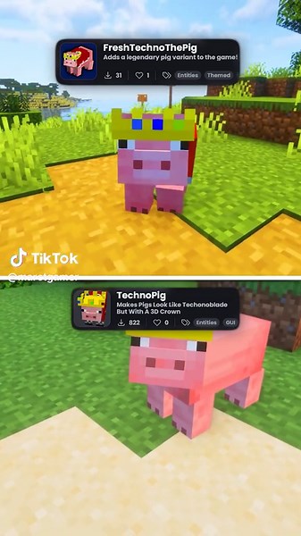 Techno Pig Animation in Minecraft: Tribute to Technoblade