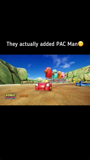 PAC Man?! They Invited PAC Man? #sonic #sonicthehedgehog #sonicracing #pacman #wrackitralph