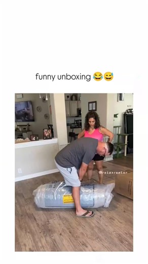 GlobalTrend_hubb on Instagram: "The post shares a 47-second video montage of comedic unboxing fails, featuring dramatic expansions of compressed items like mattresses, tires, and Christmas trees, with overlaid text amplifying the humor. Posted by @zeusdawterr on December 23, 2025, it received 404 likes and 15,617 views within days, sparking 312 mostly positive replies expressing laughter and relatability. Such viral compilations tap into holiday unboxing trends, highlighting the surprise and cha
