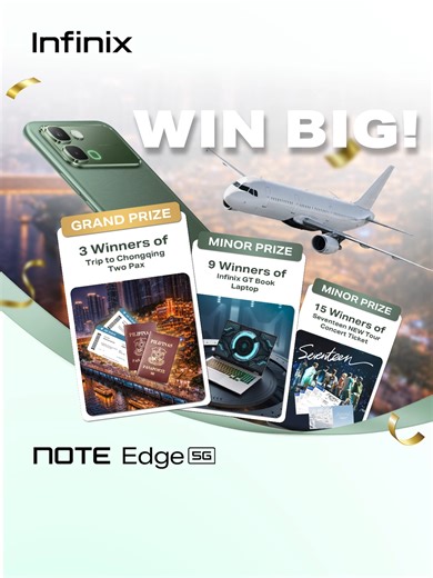 Win Exciting Prizes with Infinix NOTE Edge!