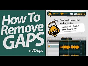 How To Remove Gaps In Audio File Tip - Ocenaudio FREE Software - @WILIRivews