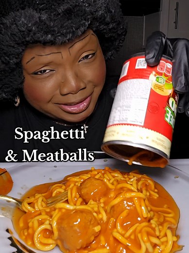 #sphaghetti #meatballs #chefboyardee #mukbang | chef boyardee