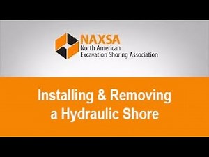 Installing & Removing a Hydraulic Shore