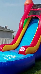 He went right through the fence! 🏡 😂 #reels #inflatable #fail #fence #yard #funny | America's Funniest Home Videos