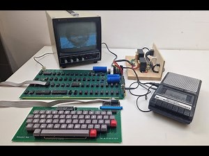 Apple 1 Replica Demo - load the "Apple 30th Anniversary Graphics Demo"