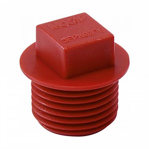 [Hot Item] Square Head Flanged Hydraulic PP Plastic Thread Screw Sealing Protector for NPT