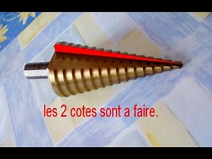 Affûter un foret a Étage/ explication/ astuce