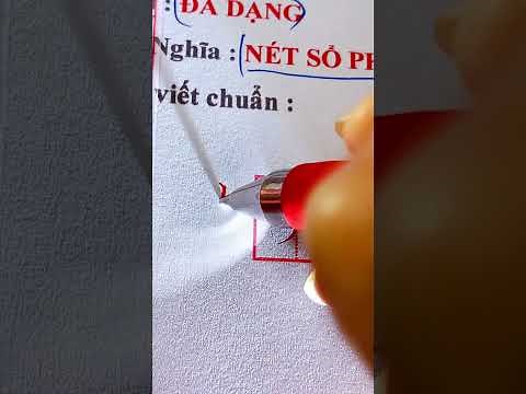 4 BỘ PHIỆT - Nét sổ xiên qua trái, nét phẩy