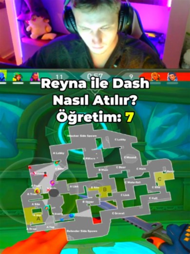 Reyna ile Dash nasıl Atılır? #valorant #valoranttürkiye