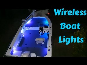 DIY LED Boat Lights - Wireless only cost $50