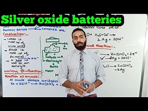 Silver Oxide batteries || types of batteries || Electrochemistry