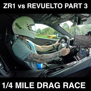 1,064 Horsepower Corvette C8 ZR1 owner tries to take the jump against my $683,000 1,001 Horsepower Lamborghini Revuelto! | DragTimes.com hosted by Brooks Weisblat