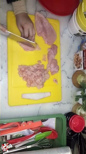 How To Cut Chicken Into Cubes | #food #recipe #cooking