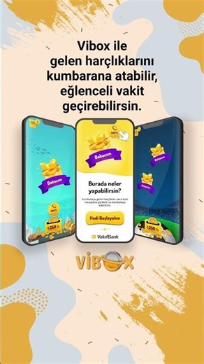 Birikim alışkanlığı kazanmanın en eğlenceli yolu Vibox #DaimaSeninle