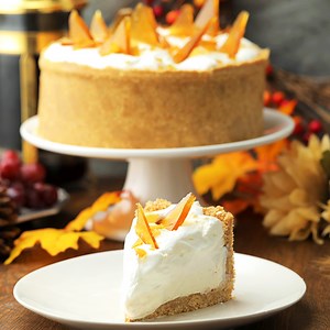 This maple cookie cheesecake is simply irresistible. Get all your ingredients at Kroger.com! | Tasty