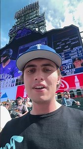 There was a shirtless mob at Coors field #baseball #rockies #mlb