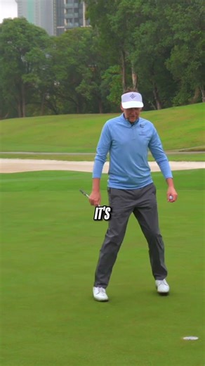 Ian Poulter wasn't a fan of my aim point 😅