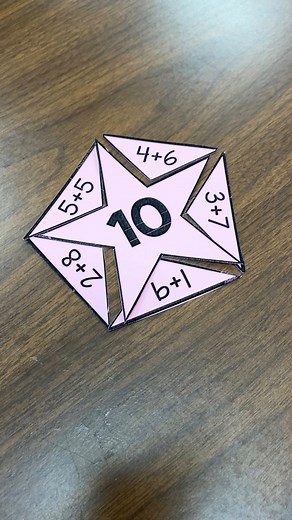 Kaylee Bisby | 2nd Grade Math on Instagram: "Students still using their fingers? Try this 👇 ✨Teach the make 10 strategy. But students must know all the ways to make 10 first.✨ Luckily, there’s a pattern that can help students learn facts of 10 quickly. 1+9=10 2+8=10 3+7=10 4+6=10 5+5=10 6+4=10 7+3=10 8+2=10 9+1=10 Do you see the pattern? We call this patterns of addition. These star puzzles are a great way for students to get practice with facts that make 10. Once students know these, they are