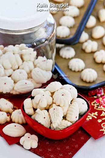 Kuih Bangkit Sago and Tapioca Flours