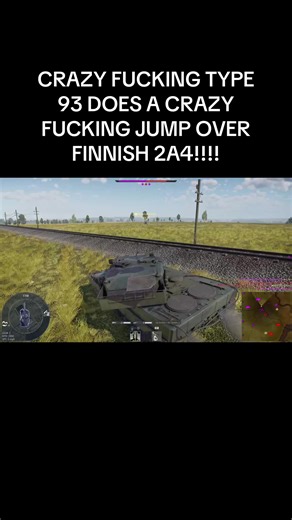 Amazing Type 93 Jump Over Finnish 2A4 in War Thunder