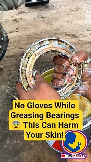 Packing a Wheel Bearing with Grease 🛢️ | Heavy Machinery Repair #Shorts