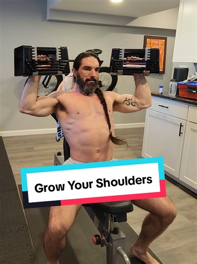 3 Exercises For Bigger Shoulders: 1) DB Shoulder Presses - Develops powerful Shoulders - Increases strength for overhead ADLs - Can Generally use heavier weights for better strength benefits 2) Lateral Raises With Static Hold - Targets Side Delts for wider shoulders - Static Hold increases stability and volume with less injury risk 3) Shoulder Shrugs - Not Technically Shoulders - Targets Traps - Larger Traps helps stabilize shoulders The other aspect of developing bigger Shoulders is to work Rea