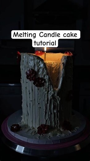 Candle cake tutorial #candlecake #shorts #shortvideo #cakedecorating